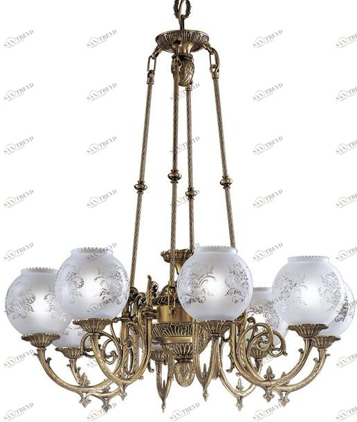 Possoni Illuminazione Люстра из сатинированного стекла  1166/8 