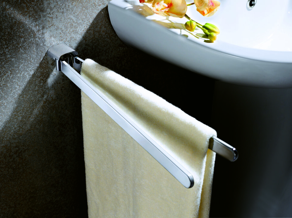 24008A Полотенцедержатель подвесной поворотный цвет хром LANGBERGER LUGANO - Вид №2