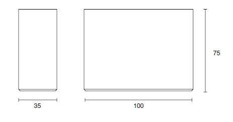 Плантатор из армированного волокном бетона SIT SLIM ARCH-00020136 - Вид №2