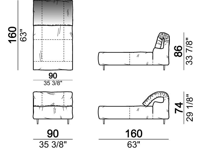 Секционный кожаный диван Arketipo CRAZY DIAMOND ARCH-00133462 - Вид №33
