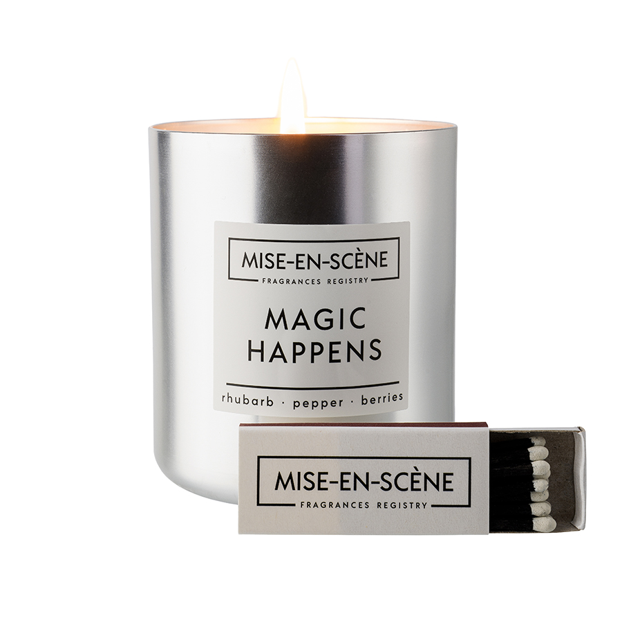 Свеча ароматическая Mise En Scene Magic Happens AMBIENTAIR  00-3894981 Серебро  - Вид №4