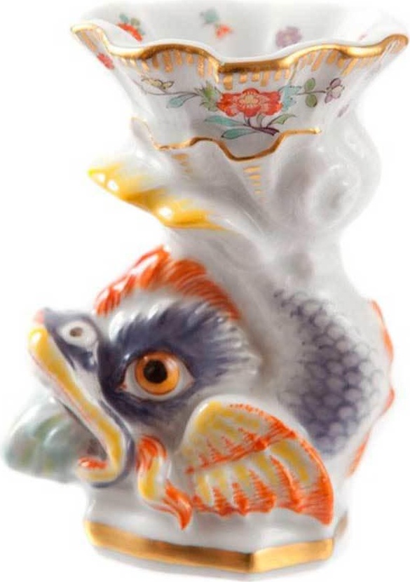 79511 Meissen Подсвечник 6,5см "Лебединый сервиз" (индийские цветы) Фарфор 