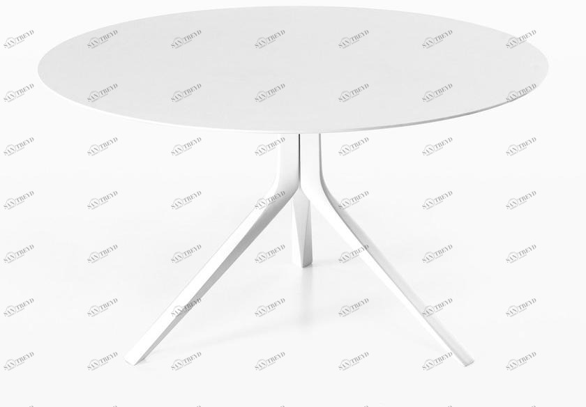 Kristalia Круглый стол из литого под давлением алюминия Oops sun-id-1422275