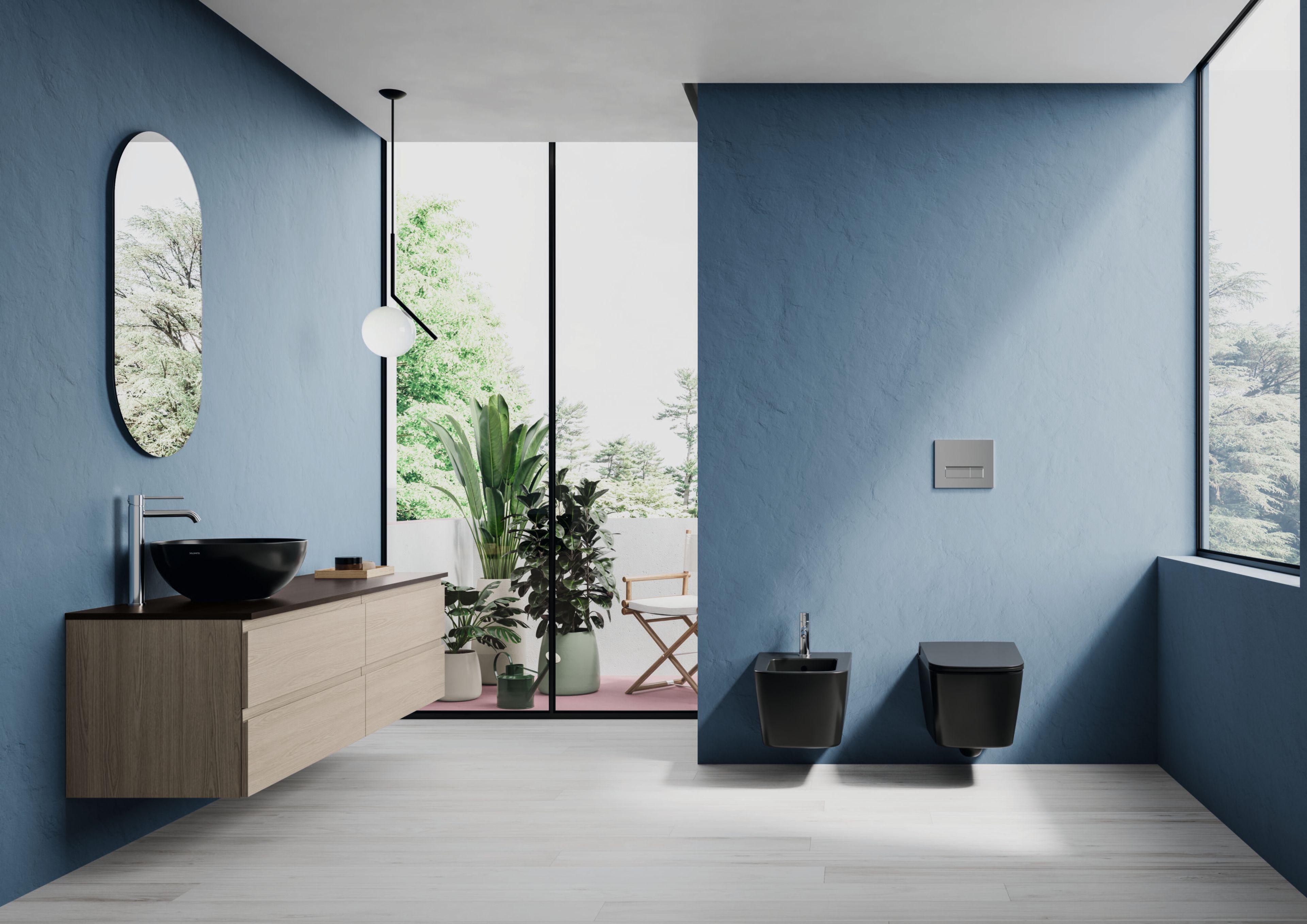 Керамическое подвесное биде с переливом Ceramica Dolomite Mia ARCH-00026163 - Вид №1