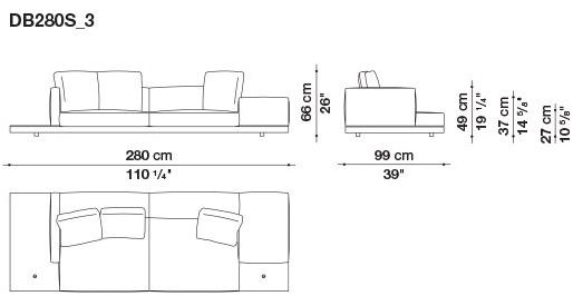 B&B Italia Кожаный диван Dock sun-id-1441060 - Вид №85