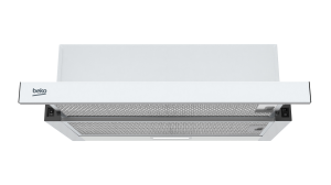 9168803 Вытяжка телескопическая Beko BHNT613R4CW белый/белый