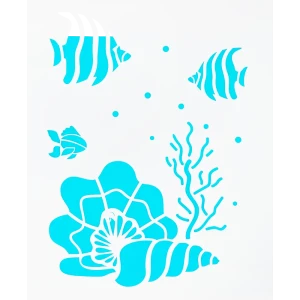 Трафарет самоклеящийся «Море» 25х30 см