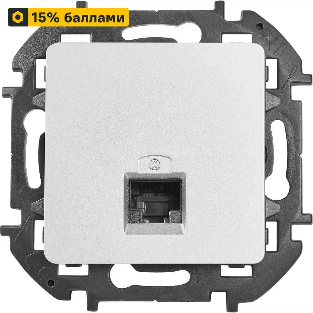 Розетка компьютерная Lexman Lilian RJ45 Cat 5e для скрытого монтажа 86761298 STLM-0071318
