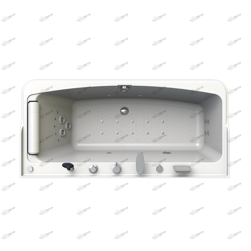 Гидромассаж "Специальный Chrome" на ванну Винченцо (двигатель 1500 Вт, система "Turbo-pool", миниджет Релакс - 5 шт., джет Релакс - 8 шт., джет Линц - 3 шт.) Radomir 1-65-2-0-4-134