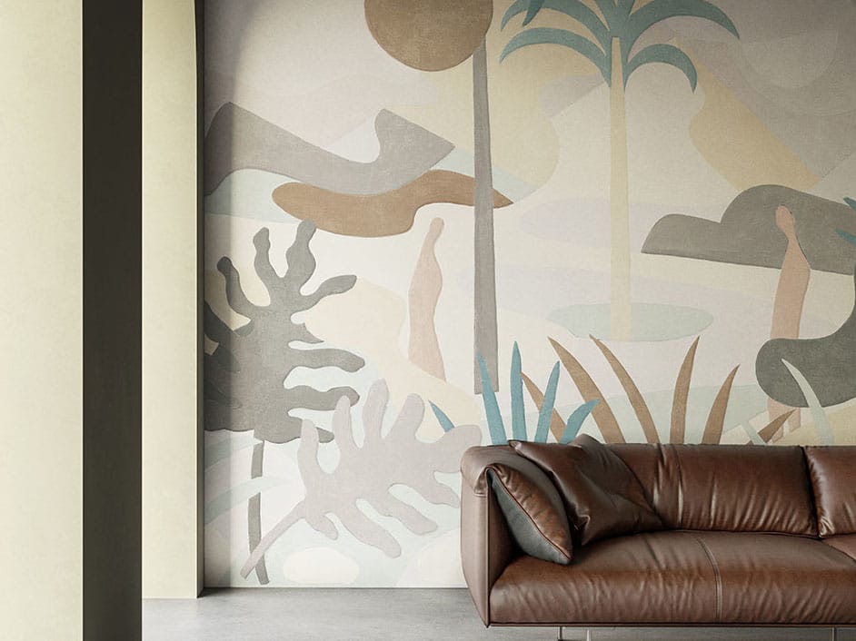 Тропические обои ПВХ бесплатно, экологически чистые, моющиеся WallPepper ADAM & EVE ARCH-00022723