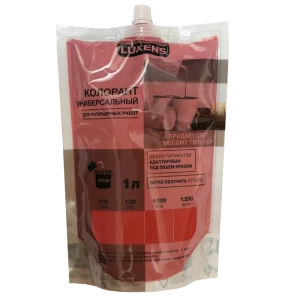 Колорант Luxens 1 л цвет красный