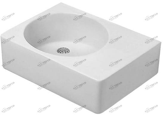 068460 / 068560 Накладная раковина на столешницу  овальная Duravit Scola