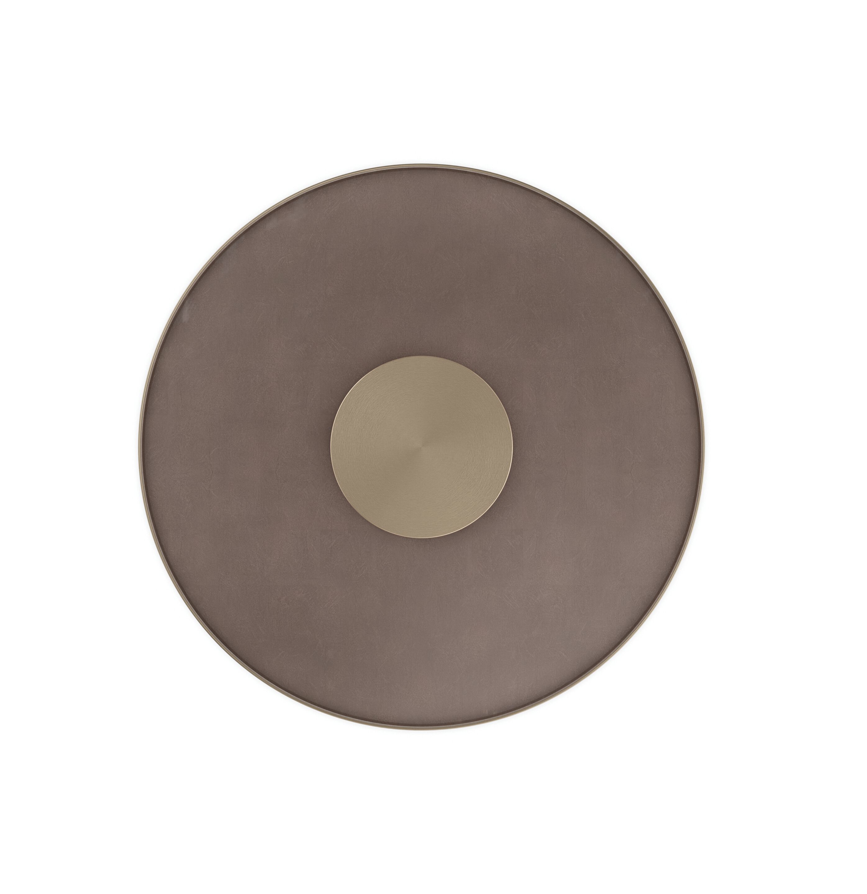 Высокий круглый стеклянный журнальный столик Caracole APERTURE ARCH-00087227 - Вид №2