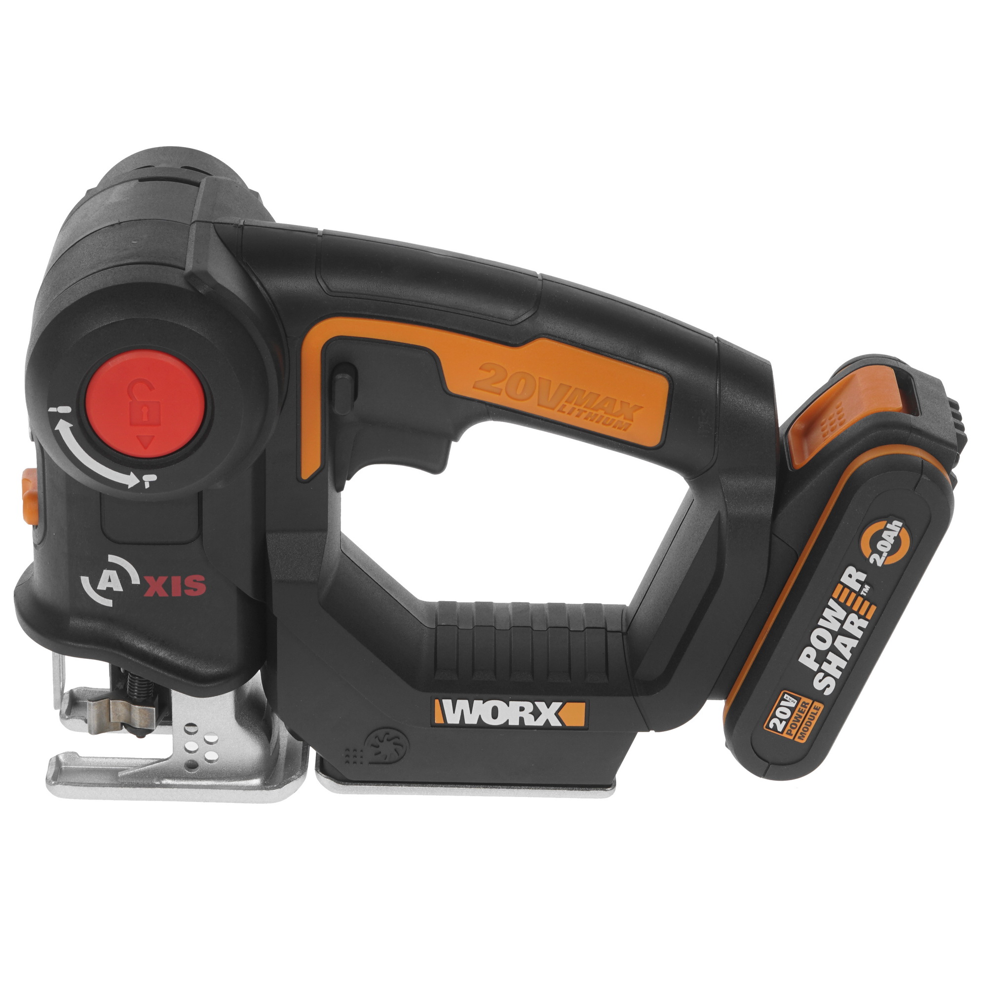 Электрический лобзик Worx Axis WX550 PowerShare 20V 8143030 STDN-0038725 - Вид №2