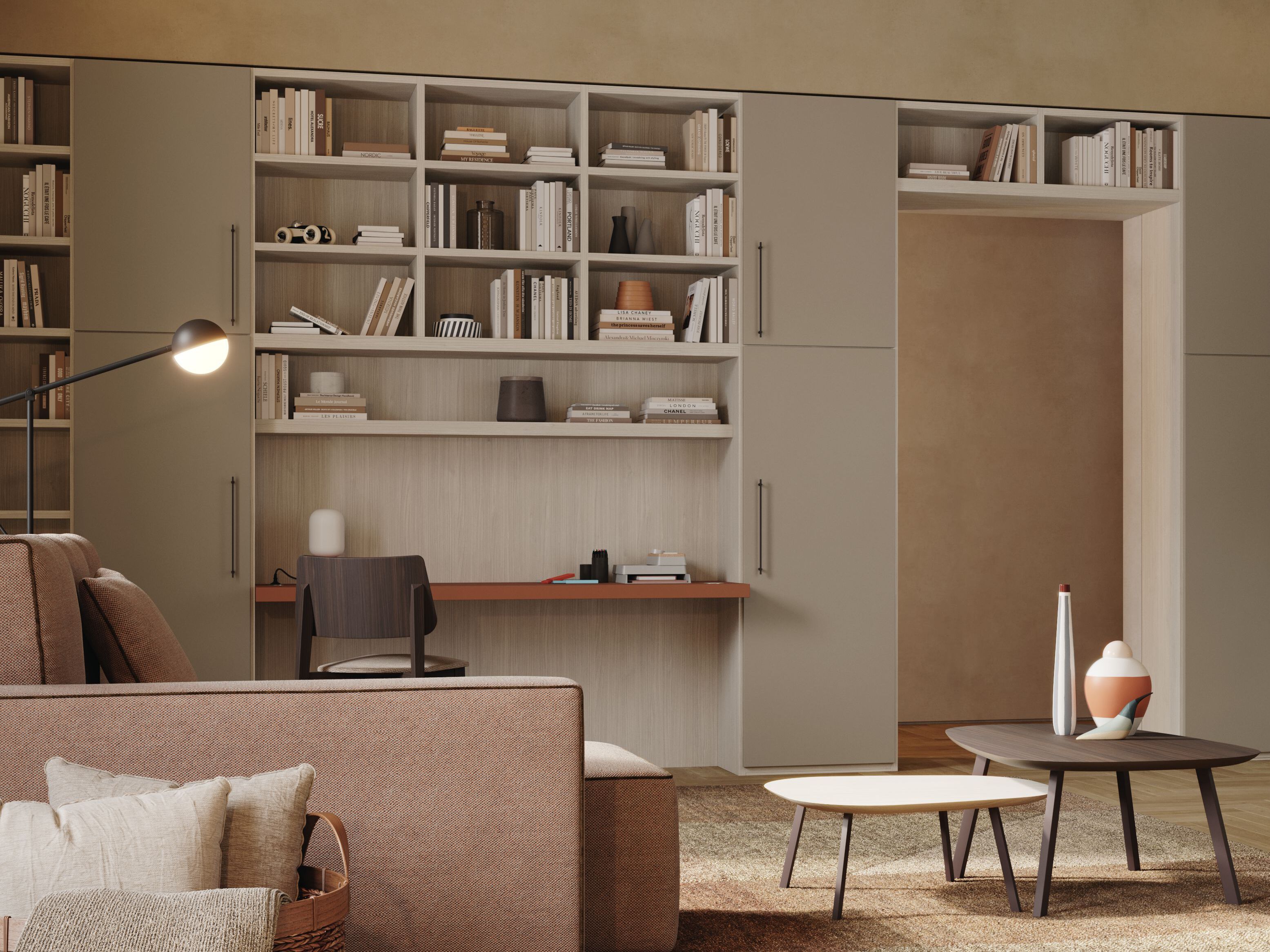 Книжный шкаф с угловым днем Giessegi день за днем ARCH-00105100 - Вид №5