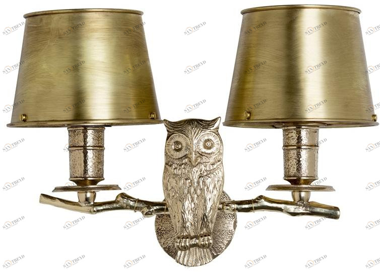 Il Bronzetto Бра из латуни с фиксированным кронштейном Eclectic Bes02