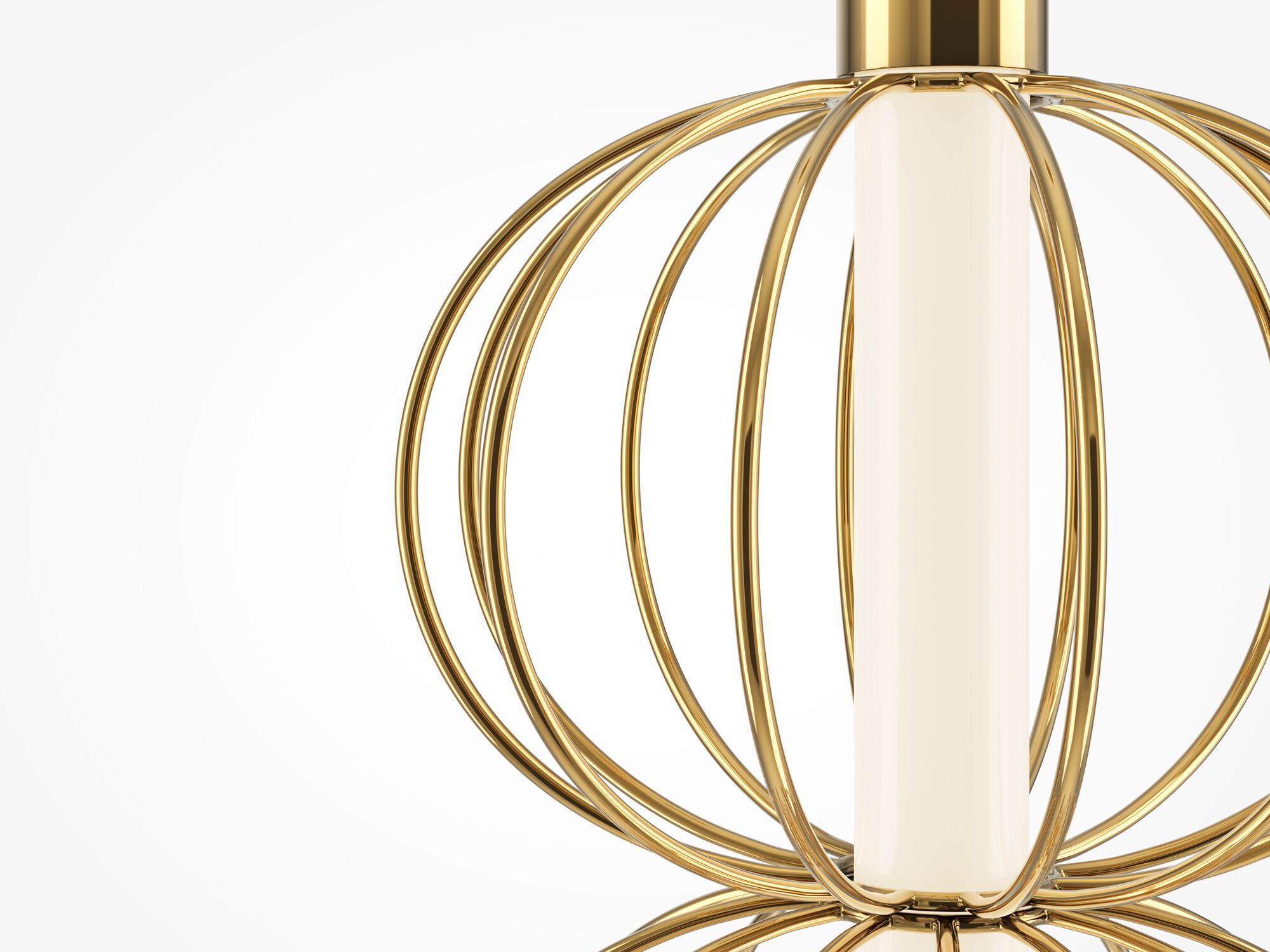 Металлический светодиодный настенный светильник Maytoni Золотая клетка ARCH-00077847