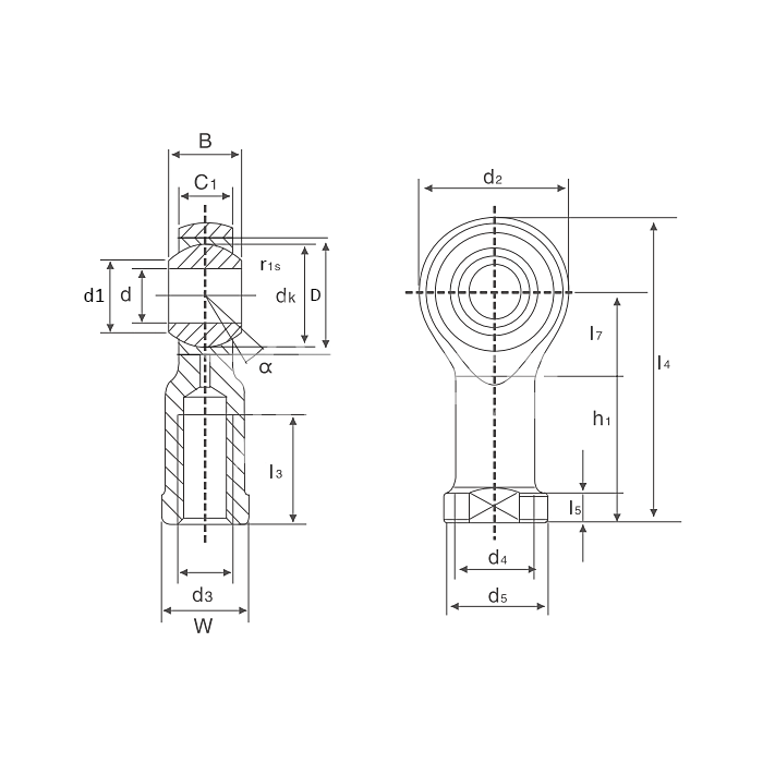 IS2732 Шарнирный наконечник TSFL12 ISKRA  - Вид №1