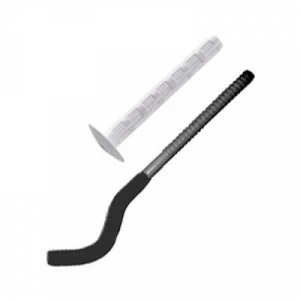 Комплект Royal Thermo из 2-х плоских кронштейнов с дюбелями 7,2х170мм, черных