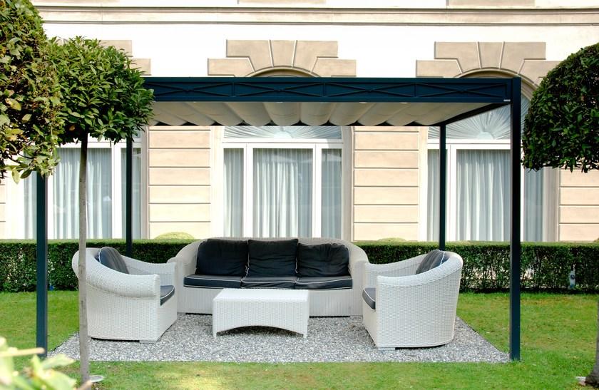 UNOSIDER Металлическая беседка с раздвижной крышкой sun-id-1472599 - Вид №7