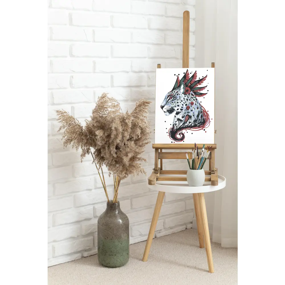 Картина по номерам Леопард 30х40 см FBRUSH STLM-2078904 - Вид №2