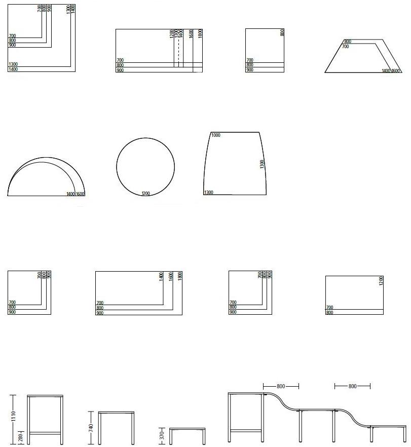 Wiesner-Hager Прямоугольный высокий стол по контракту Client sun-id-1394236 - Вид №1