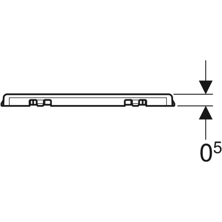 154.310.00.1 Решетка Geberit с креплением на винтах, 8 х 8 см Geberit  - Вид №3