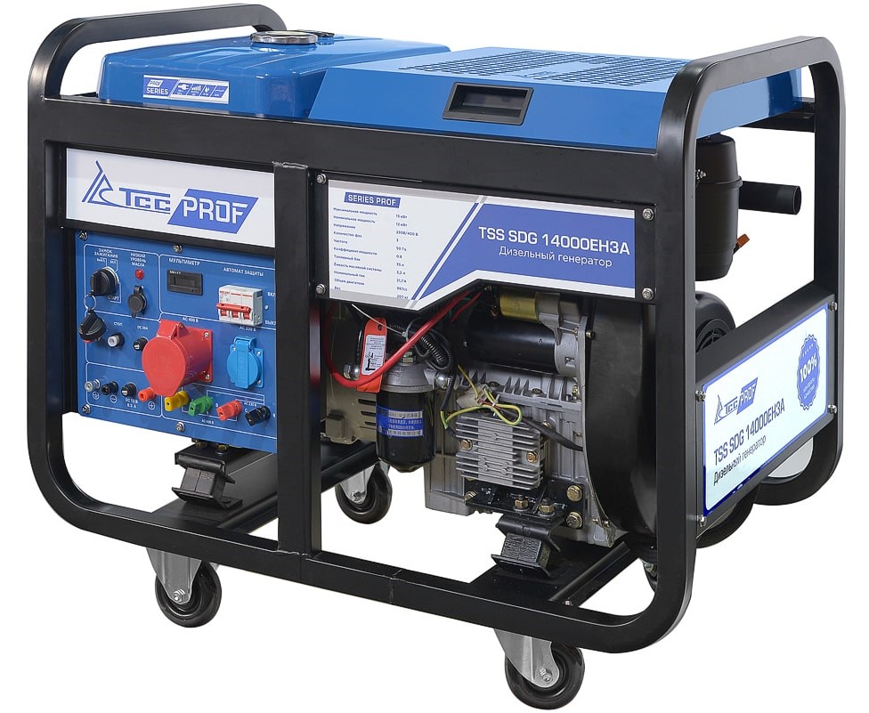 Электрогенератор  дизельный  ТСС SDG 14000EH3A 9101174 STDN-0034602 - Вид №2