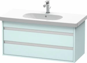 KT664800909 Ketho Тумбочка подвесная Светло-голубой матовый декор