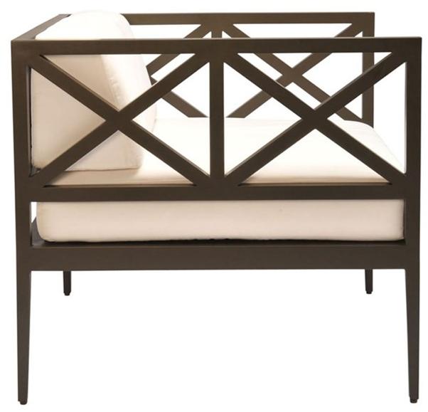 JANUS et Cie Кресло из алюминия с порошковым покрытием и подлокотниками Azimuth sun-id-1490617 - Вид №2