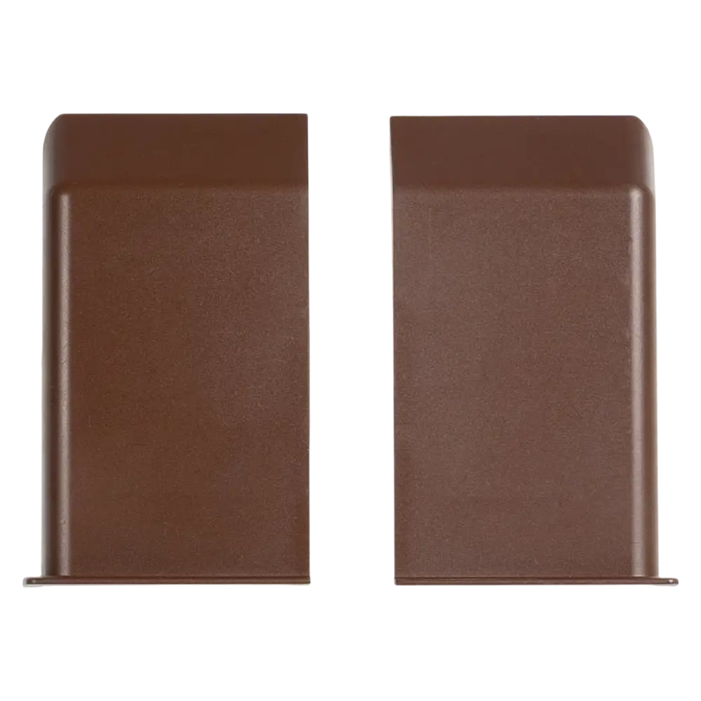 INDAUX Декоративные крышки для навесов цвет венге 2 шт 89402303 STLM-1565006