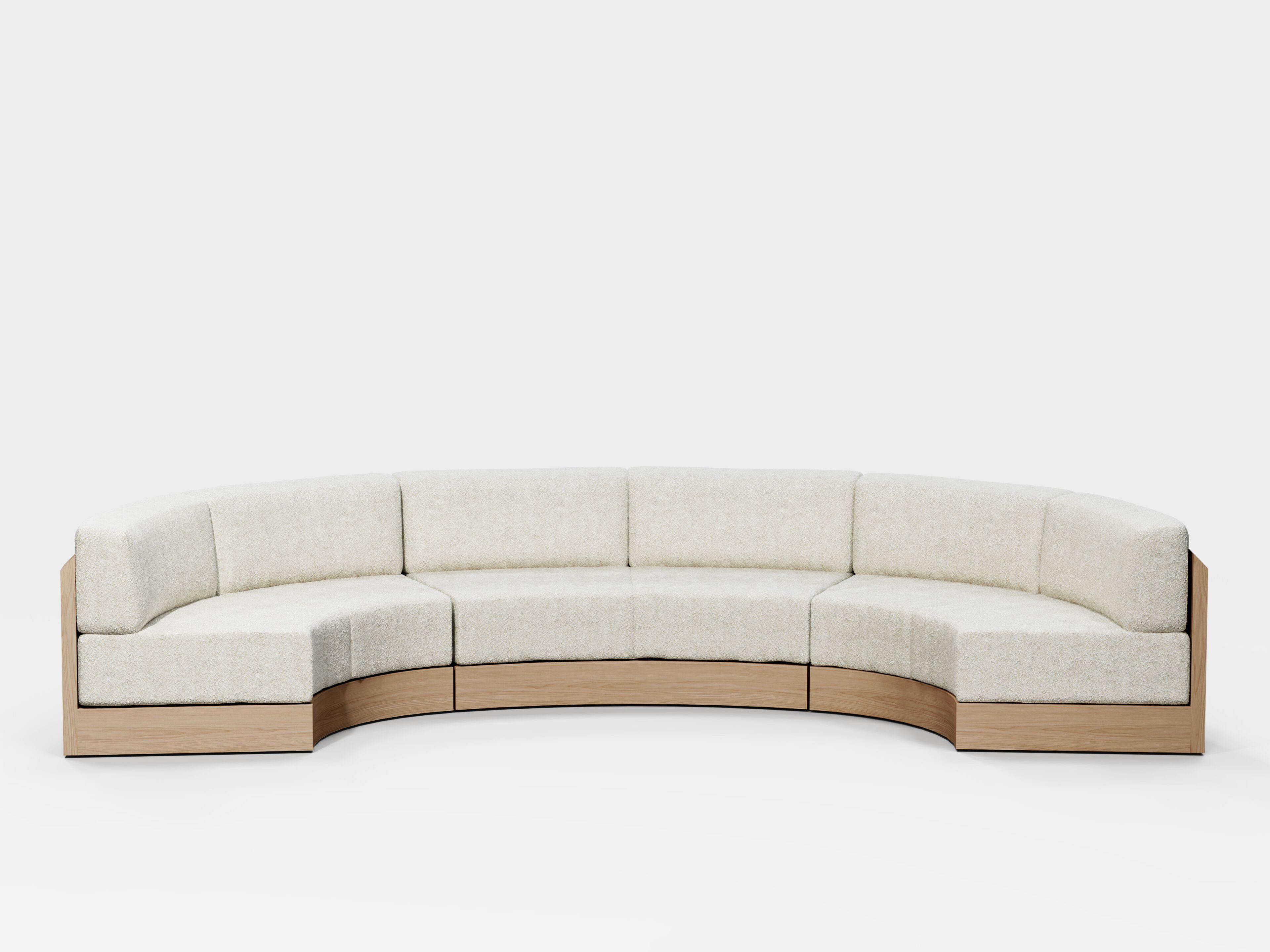 Модульный изогнутый диван из ткани Secolo SERRA ARCH-00047402 - Вид №1