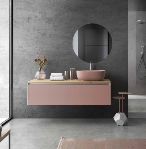 C376M3L50.101 Тумба подвесная с 3 выдвижными ящиками A. e T. Italia MATCH Белый матовый AeT ITALIA - Вид №3