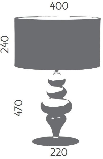 Aromas del Campo Настольная лампа из дерева с фиксированным кронштейном Torno S1027  - Вид №2