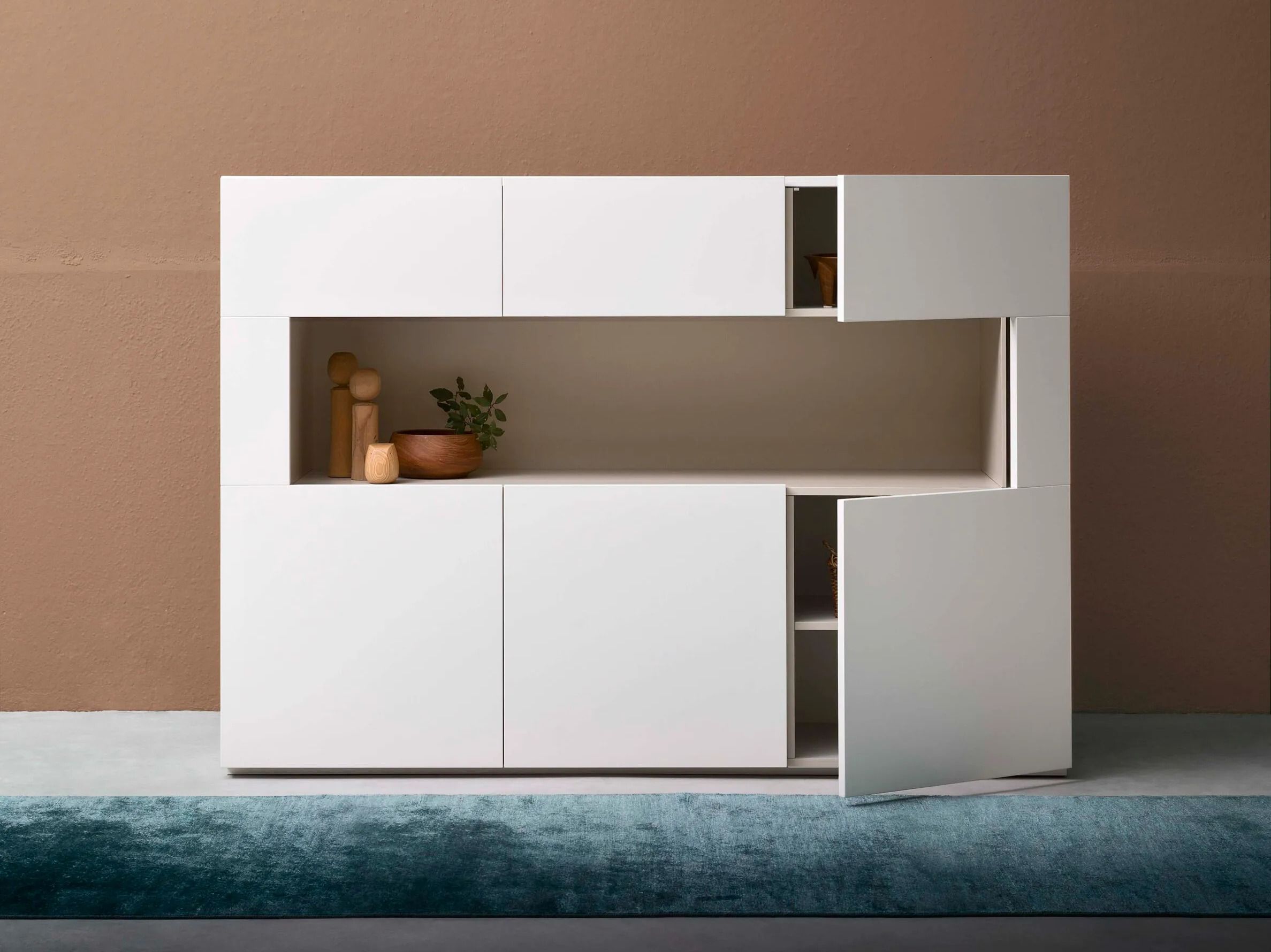 Деревянный шкаф с распашными дверцами Alf DaFrè Metropolis ARCH-00087981 - Вид №6