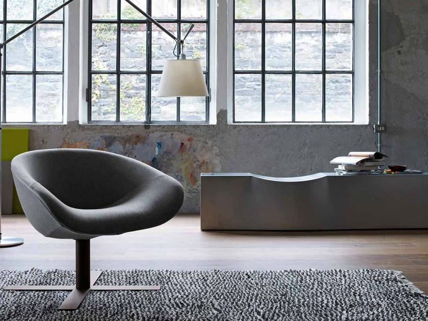 B&B Italia Вращающееся кресло из ткани Mart sun-id-1401671 - Вид №1