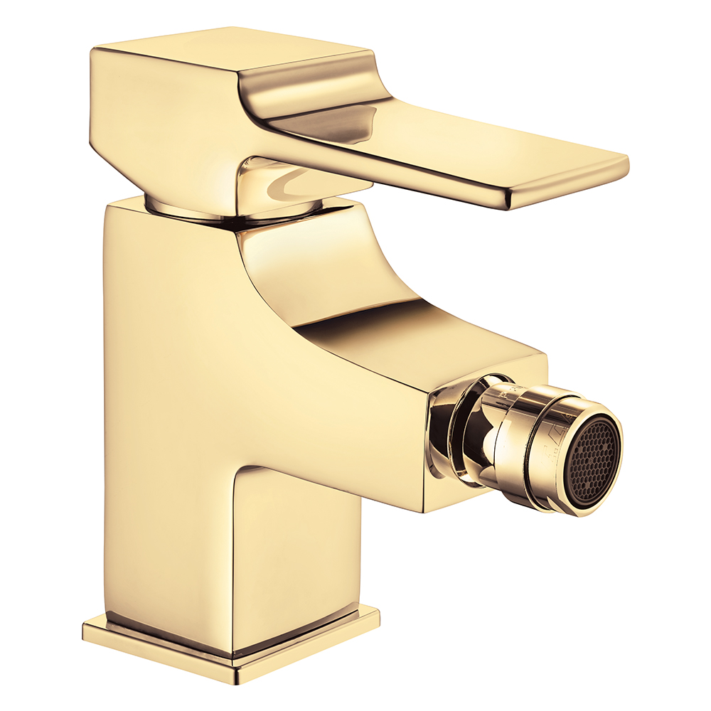 102810176  Смеситель для биде Caro - золотой цвет Eca  - Вид №1