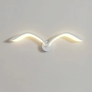 91656931 Настенный светильник светодиодный влагозащищенный Flylight Seagullwhite теплый белый (желтый) свет цвет белый STLM-1394942