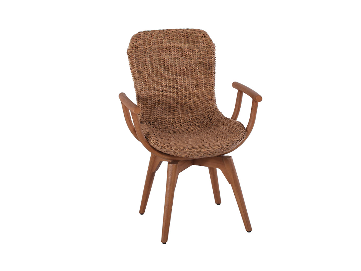 98.00.0903 Обеденный набор Orlando natural 9 предметов. - включая 6 стульев Orlando, 2 кресла Orlando, 1 стол Iconic 100 × 180 Mbm  - Вид №2