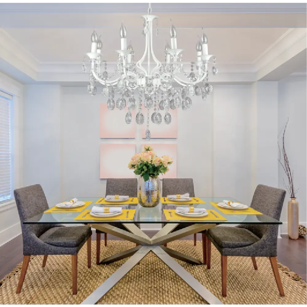 De Markt Люстра Свеча с 8 плафонами для элегантного освещения 82312590 STLM-0024431 - Вид №6