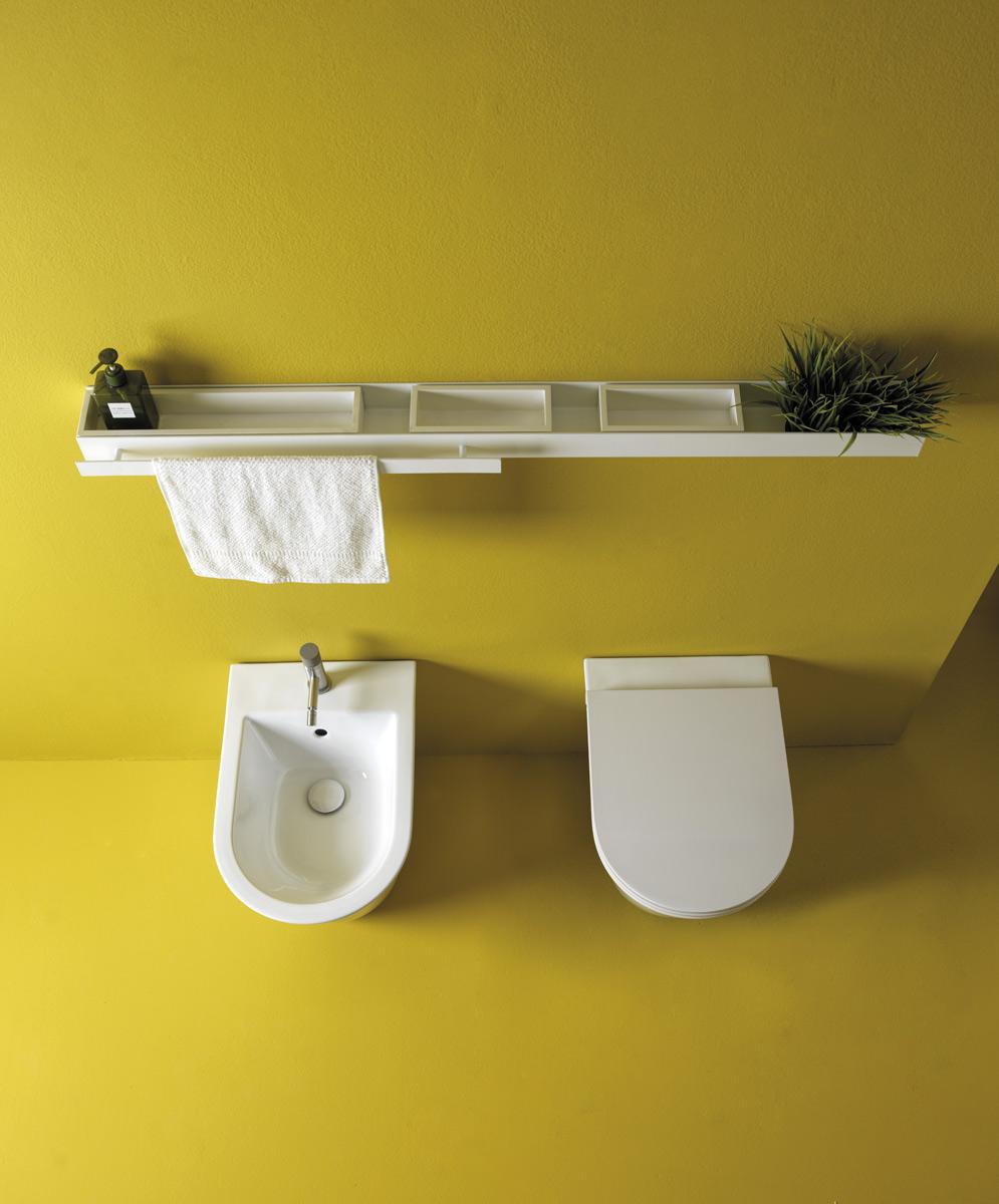 FLBI0125 Напольное биде приставное GSG CERAMIC Flut - Вид №3