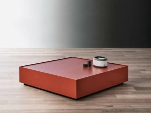 Meridiani Журнальный столик из лакированного дерева для гостиной