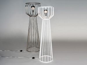 Стальной торшер