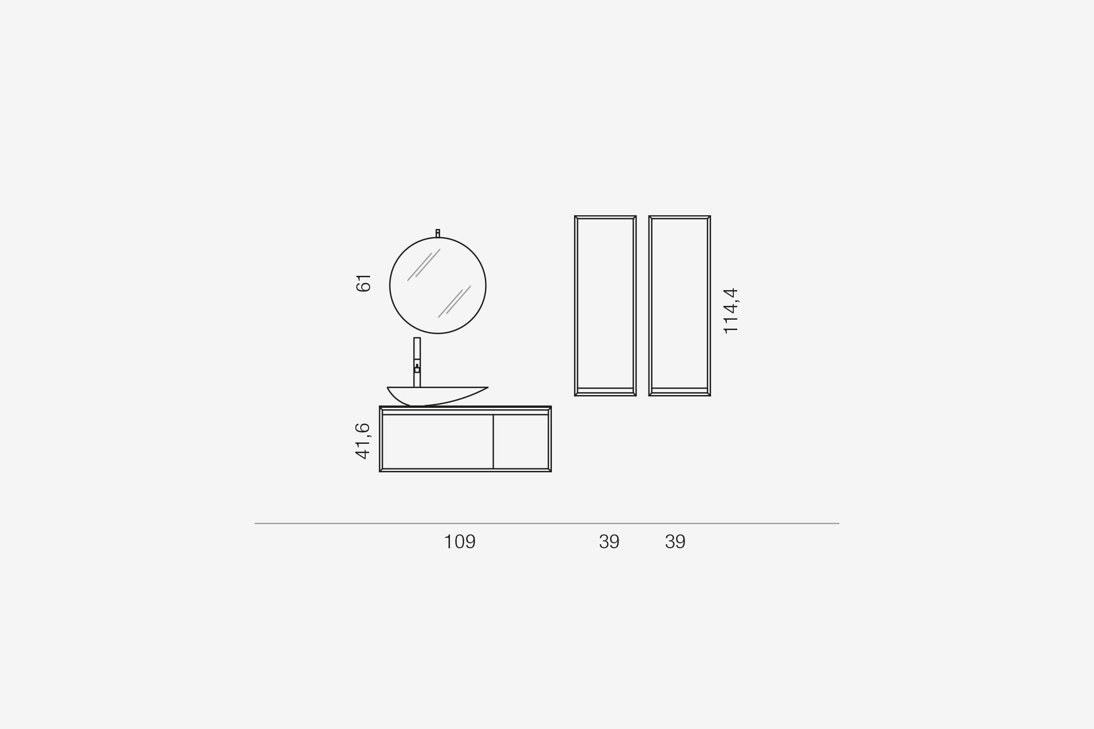 Комплект мебели 02 Arcom E.45 STARC105 - Вид №2