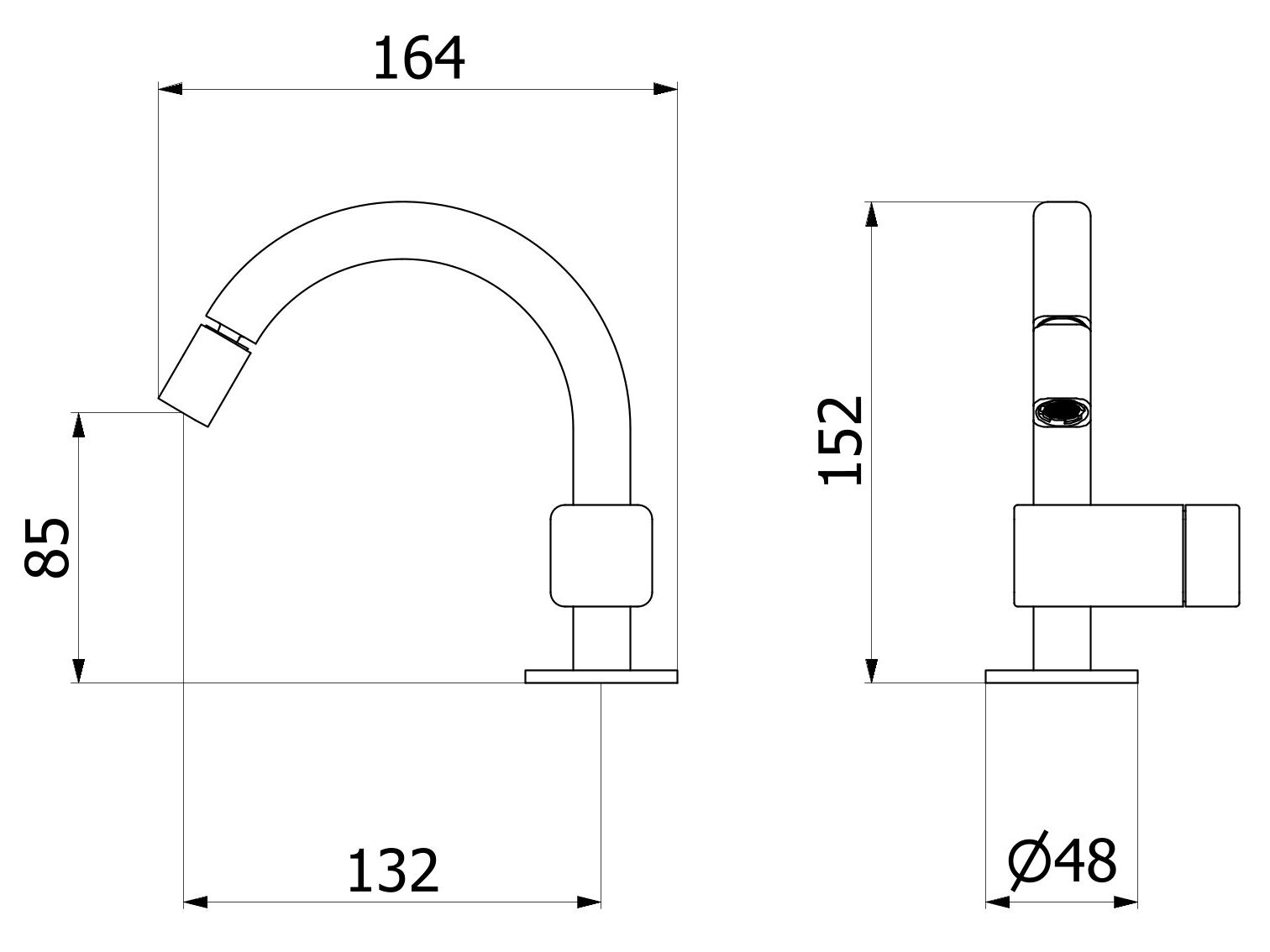 Смеситель для биде с поворотным горлышком IB Elio ARCH-00137449 - Вид №23