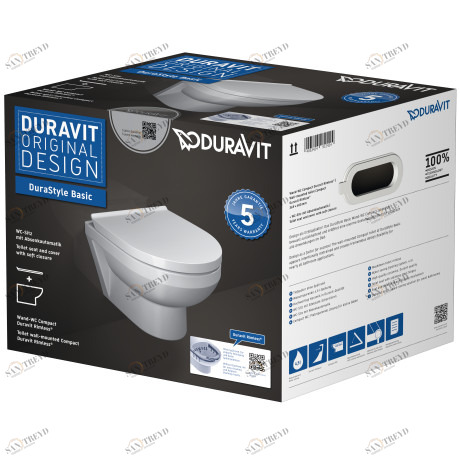 45750900A1 Подвесной унитаз настенный Белый Duravit  Германия 