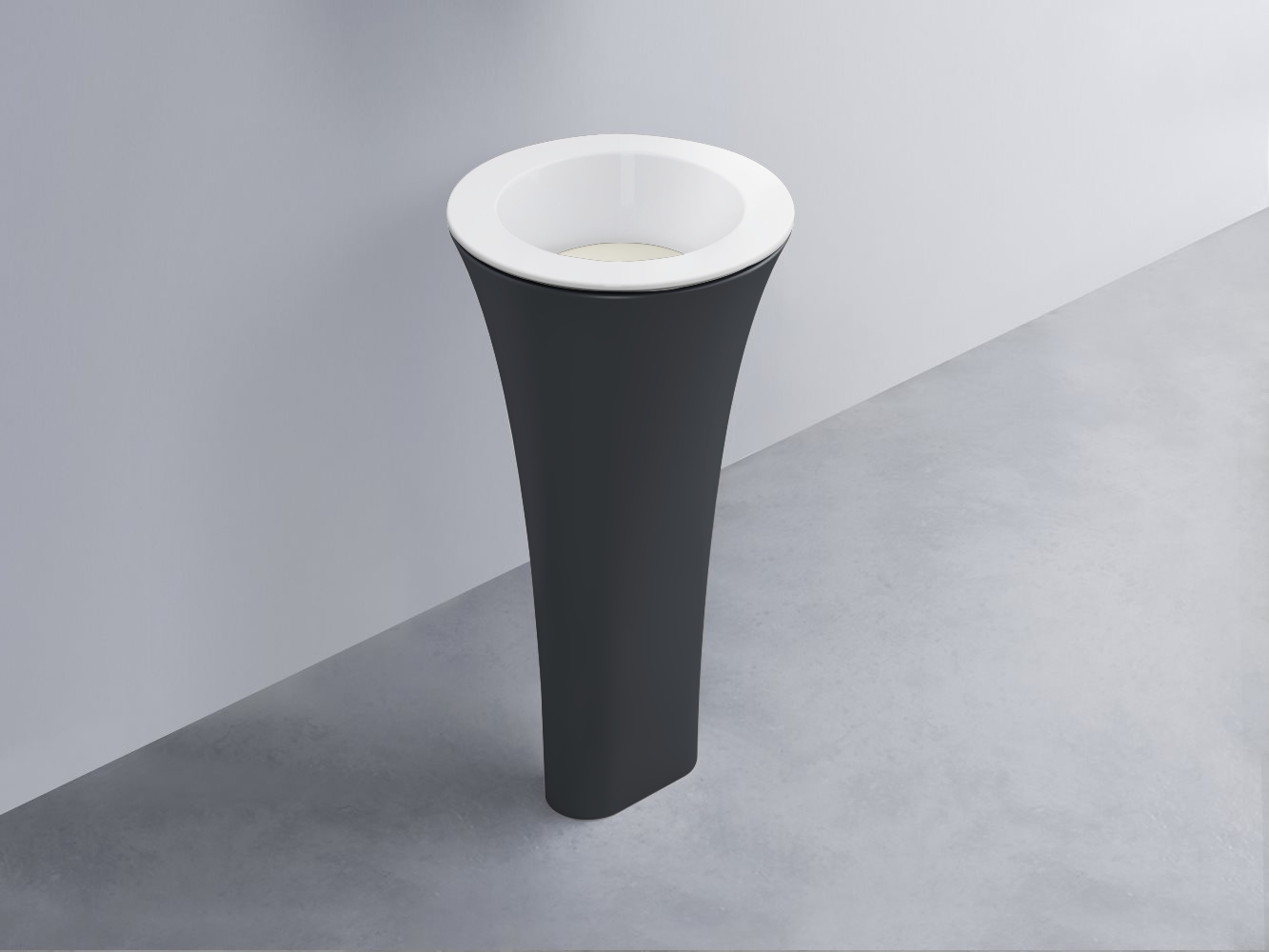 AMLA45-BL+AMPILT-TL+AMCOLT-BA Раковина Amedeo Tondo отдельностоящая cielo Enjoy + Amedeo Ceramica Cielo