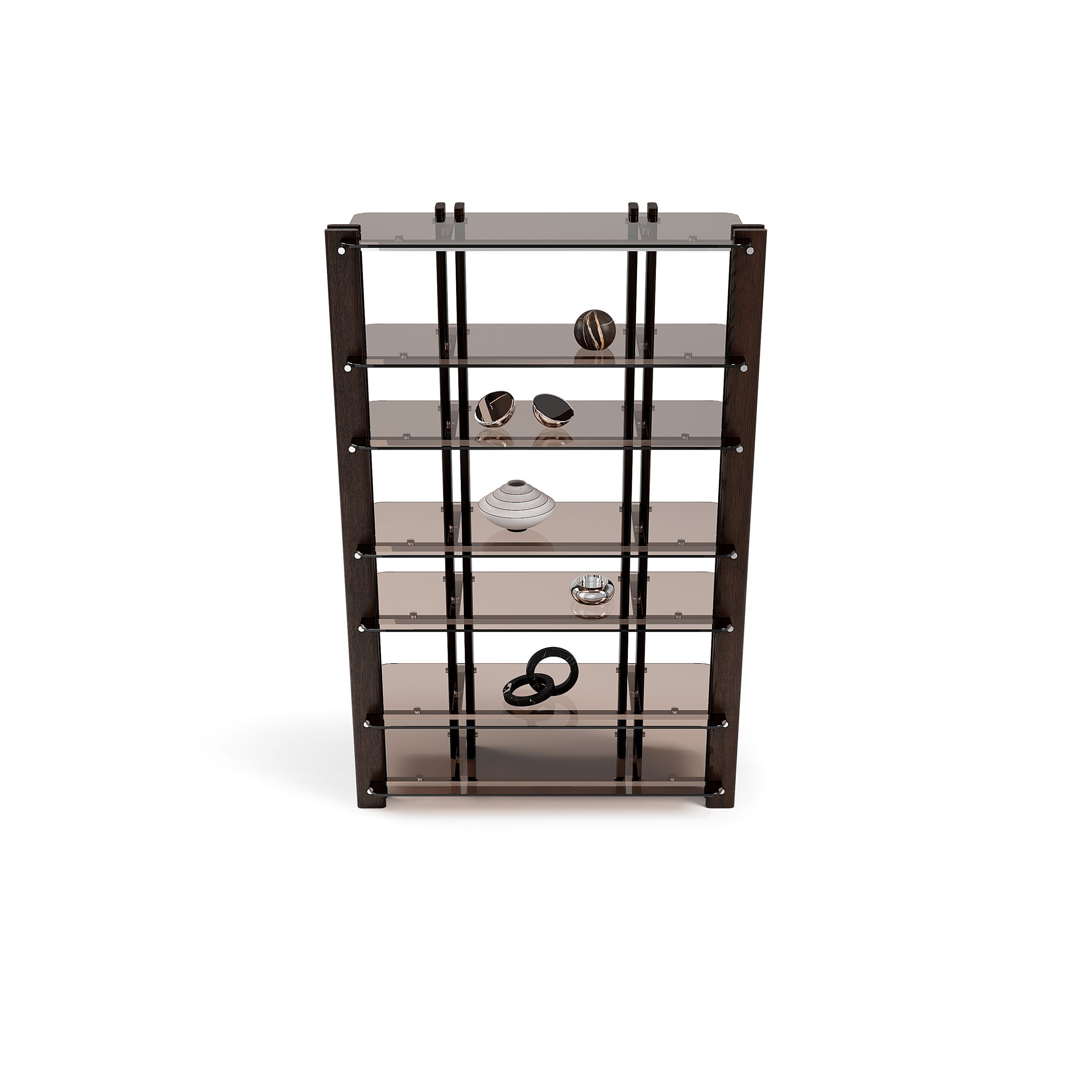 Деревянный двухсторонний книжный шкаф Capital Collection Diesis ARCH-00146535 - Вид №19