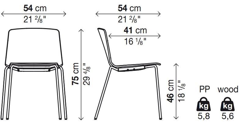 Kristalia Штабелируемый садовый стул из полипропилена Rama sun-id-1503607 - Вид №10