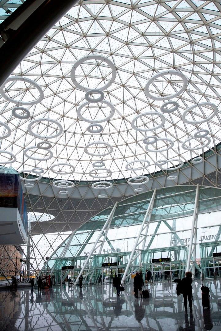 Martinelli Luce Светодиодный подвесной светильник из полиэтилена с диммером Circular pol 2057 - Вид №12